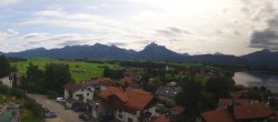 Archiv Foto Webcam Hopfensee - Blick Richtung Schloss Neuschwanstein 11:00