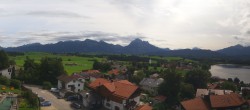 Archiv Foto Webcam Hopfensee - Blick Richtung Schloss Neuschwanstein 12:00
