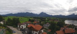 Archiv Foto Webcam Hopfensee - Blick Richtung Schloss Neuschwanstein 13:00