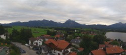 Archiv Foto Webcam Hopfensee - Blick Richtung Schloss Neuschwanstein 17:00
