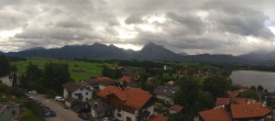 Archiv Foto Webcam Hopfensee - Blick Richtung Schloss Neuschwanstein 09:00