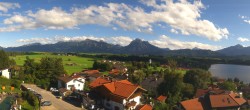 Archiv Foto Webcam Hopfensee - Blick Richtung Schloss Neuschwanstein 15:00