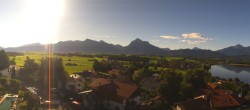 Archiv Foto Webcam Hopfensee - Blick Richtung Schloss Neuschwanstein 08:00