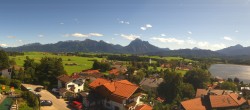 Archiv Foto Webcam Hopfensee - Blick Richtung Schloss Neuschwanstein 13:00