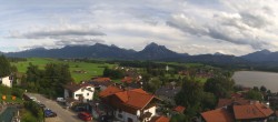 Archiv Foto Webcam Hopfensee - Blick Richtung Schloss Neuschwanstein 15:00