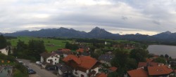 Archiv Foto Webcam Hopfensee - Blick Richtung Schloss Neuschwanstein 17:00