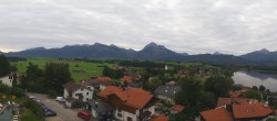 Archived image Webcam Hopfensee - View to Neuschwanstein Castle 08:00
