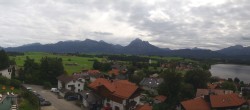 Archiv Foto Webcam Hopfensee - Blick Richtung Schloss Neuschwanstein 11:00