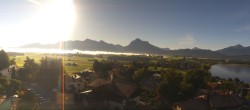 Archiv Foto Webcam Hopfensee - Blick Richtung Schloss Neuschwanstein 08:00
