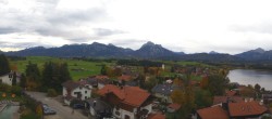 Archiv Foto Webcam Hopfensee - Blick Richtung Schloss Neuschwanstein 07:00