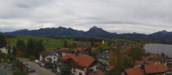 Archiv Foto Webcam Hopfensee - Blick Richtung Schloss Neuschwanstein 09:00