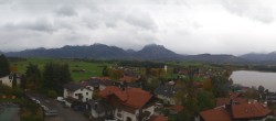 Archiv Foto Webcam Hopfensee - Blick Richtung Schloss Neuschwanstein 15:00