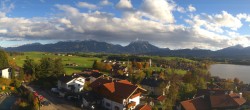 Archiv Foto Webcam Hopfensee - Blick Richtung Schloss Neuschwanstein 15:00