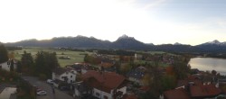 Archiv Foto Webcam Hopfensee - Blick Richtung Schloss Neuschwanstein 06:00