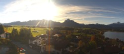 Archiv Foto Webcam Hopfensee - Blick Richtung Schloss Neuschwanstein 07:00