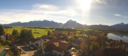 Archiv Foto Webcam Hopfensee - Blick Richtung Schloss Neuschwanstein 09:00