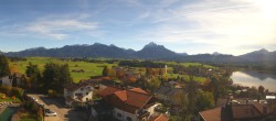 Archiv Foto Webcam Hopfensee - Blick Richtung Schloss Neuschwanstein 11:00