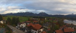 Archiv Foto Webcam Hopfensee - Blick Richtung Schloss Neuschwanstein 15:00