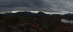 Archiv Foto Webcam Hopfensee - Blick Richtung Schloss Neuschwanstein 06:00