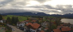 Archiv Foto Webcam Hopfensee - Blick Richtung Schloss Neuschwanstein 09:00