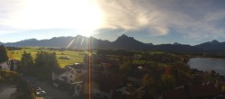 Archiv Foto Webcam Hopfensee - Blick Richtung Schloss Neuschwanstein 07:00