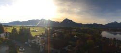 Archiv Foto Webcam Hopfensee - Blick Richtung Schloss Neuschwanstein 07:00