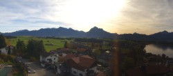 Archiv Foto Webcam Hopfensee - Blick Richtung Schloss Neuschwanstein 09:00