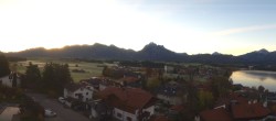 Archiv Foto Webcam Hopfensee - Blick Richtung Schloss Neuschwanstein 06:00
