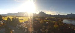 Archiv Foto Webcam Hopfensee - Blick Richtung Schloss Neuschwanstein 07:00