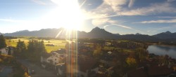 Archiv Foto Webcam Hopfensee - Blick Richtung Schloss Neuschwanstein 07:00
