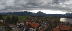 Archiv Foto Webcam Hopfensee - Blick Richtung Schloss Neuschwanstein 08:00