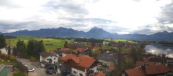 Archiv Foto Webcam Hopfensee - Blick Richtung Schloss Neuschwanstein 10:00