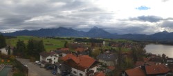 Archiv Foto Webcam Hopfensee - Blick Richtung Schloss Neuschwanstein 12:00