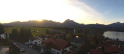 Archiv Foto Webcam Hopfensee - Blick Richtung Schloss Neuschwanstein 06:00