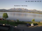Archiv Foto Webcam Seehotel Hartung am Hopfensee 06:00