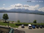 Archived image Webcam Seehotel Hartung at Hopfensee 11:00