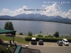 Archiv Foto Webcam Seehotel Hartung am Hopfensee 12:00