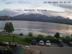 Archiv Foto Webcam Seehotel Hartung am Hopfensee 19:00