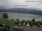 Archiv Foto Webcam Seehotel Hartung am Hopfensee 19:00
