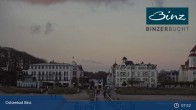 Archiv Foto Webcam Ostseebad Binz: Strandblick Fischerstrand, Promenade und Kurhaus 07:00