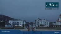 Archiv Foto Webcam Ostseebad Binz: Strandblick Fischerstrand, Promenade und Kurhaus 07:00