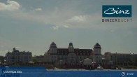 Archiv Foto Webcam Ostseebad Binz: Strandblick Fischerstrand, Promenade und Kurhaus 14:00