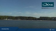 Archiv Foto Webcam Ostseebad Binz: Strandblick Fischerstrand, Promenade und Kurhaus 18:00