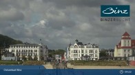 Archiv Foto Webcam Ostseebad Binz: Strandblick Fischerstrand, Promenade und Kurhaus 08:00