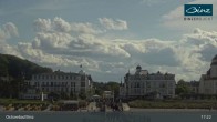 Archiv Foto Webcam Ostseebad Binz: Strandblick Fischerstrand, Promenade und Kurhaus 16:00