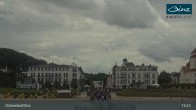 Archiv Foto Webcam Ostseebad Binz: Strandblick Fischerstrand, Promenade und Kurhaus 12:00