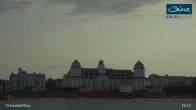 Archiv Foto Webcam Ostseebad Binz: Strandblick Fischerstrand, Promenade und Kurhaus 18:00