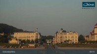 Archiv Foto Webcam Ostseebad Binz: Strandblick Fischerstrand, Promenade und Kurhaus 04:00