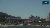 Archiv Foto Webcam Ostseebad Binz: Strandblick Fischerstrand, Promenade und Kurhaus 12:00