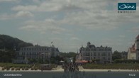 Archiv Foto Webcam Ostseebad Binz: Strandblick Fischerstrand, Promenade und Kurhaus 12:00